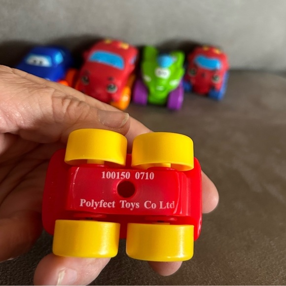 🌲 $5 sale w bundle Lot of 5 Polyfect Toys Toddler Play Cars - Picture 2 of 3